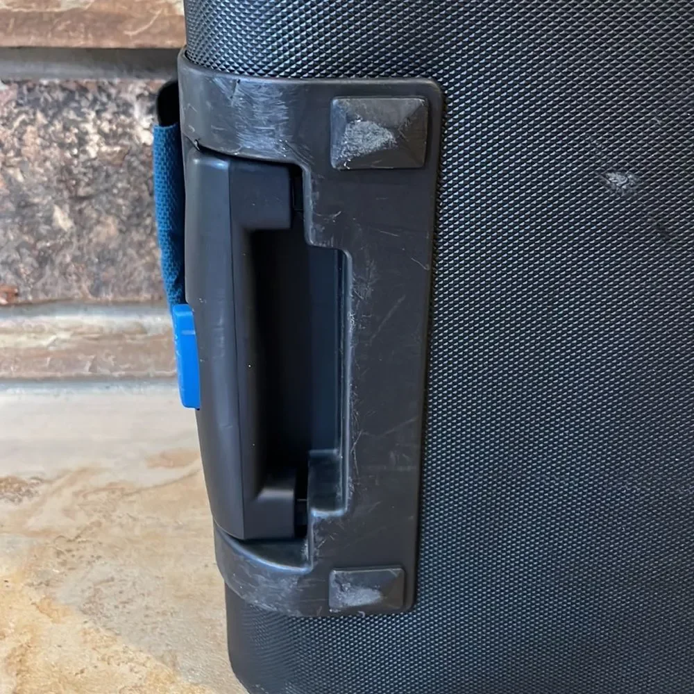 Fūl Blue and Grey Rolling Travel Duffel Bag